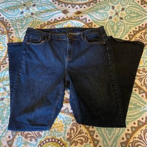 Size 20 long Lane Bryant bootcut denim jeans